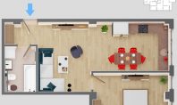 Apartament 2 camere, SunResidence, 46mp