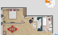 Apartament 2 camere, SunResidence, 47mp