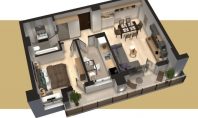 Apartament 2 camere, Tudor-Conest, 67mp