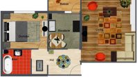 Apartament 2 camere, Canta, 47mp