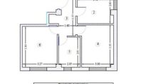 Apartament 3 camere, Galata-Platou Insorit, 68mp
